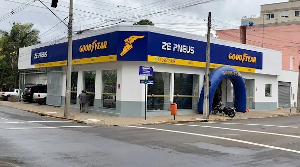 Fachada da loja Zé Pneus em Novo Hamburgo - RS